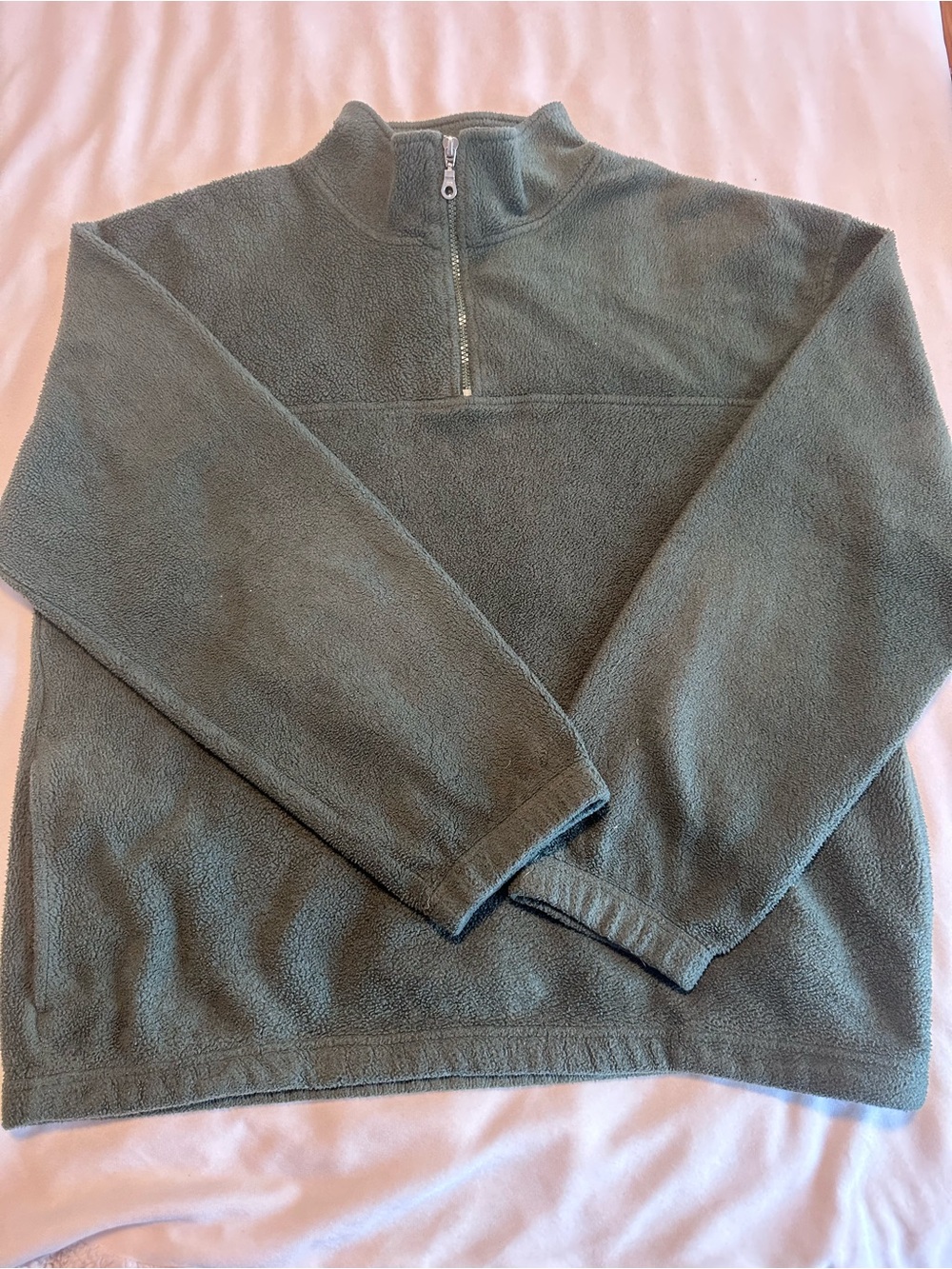 Northcrest Kids Olive Green Sherpa Fleece Jacket
